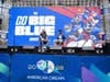 Victor Cruz takes questions from fans Friday at American Dream.