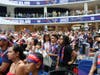 Fans at the Victor Cruz event Friday.