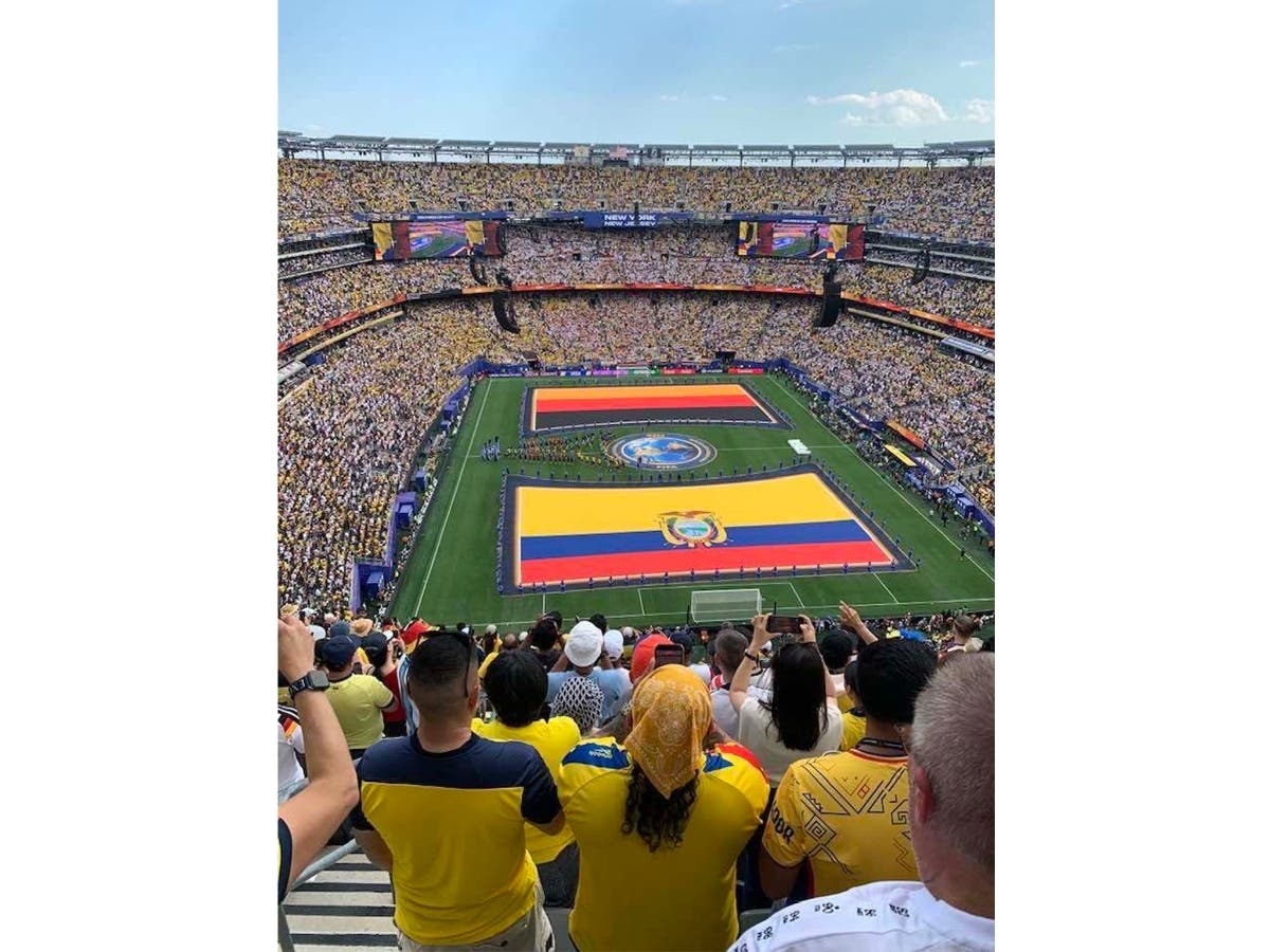The June 25, 2026 Germany vs. Ecuador game at MetLife stadium. Ecuador won 2-1.
