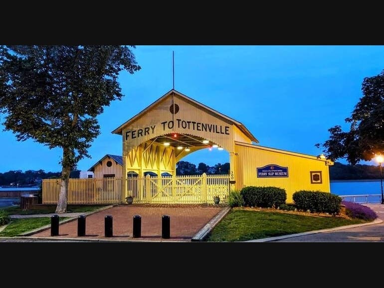 The Historic Ferry Slip is one of Perth Amboy's most recognizable landmarks — the last remaining trace of the city's once-thriving ferry service that connected Perth Amboy and Staten Island for generations.