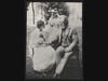 Alexander Graham Bell, right, with Helen Keller, left.
