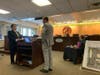 A lawyer hired by Hartz, at right, questions a planner hired by Opper at a June NJSEA hearing.