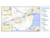 The existing Transco pipelines are in blue. The red line is the NESE pipeline that will be built under Raritan Bay.