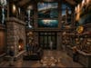 A rendering of the main lobby of the new Sayreville Bass Pro Shop.