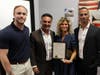 Hudson Regional Health System owner and CEO Yan Moshe, second from left. At his right is Molly Cavalli, whose father, Dr. Paul Cavalli, was one of the founders of the Secaucus hospital in 1976.