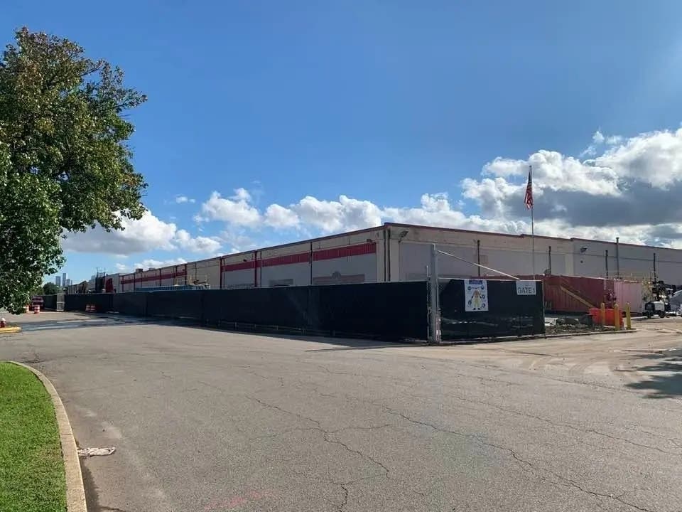 Equinix data center on Hartz Way, which is currently being made bigger.