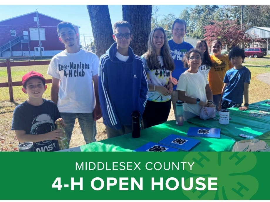 Middlesex County 4-H Holds Open House Oct. 4