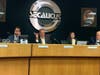 Mayor Mike Gonnelli on the defensive Tuesday night.