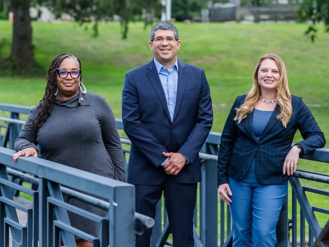From left to right: Danielle Jones, Anthony Talerico and Candace Faust.