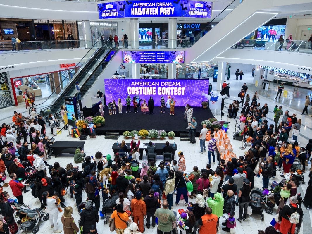 There will be a Halloween parade and costume contest Oct. 31 at American Dream. 3 - 6 p.m. at center court. And kids can trick or treat through the mall at that time.