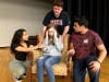 From Left to Right: Tyanna Xavier as Theodora, Joey Soto as Dr. Montague, Sophie Maselli as Eleanor Vance, and Justin Amaro as Luke Sanderson.
