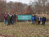 Scout Campout visited by Morris Plains Mayor, Jason Karr (far left)