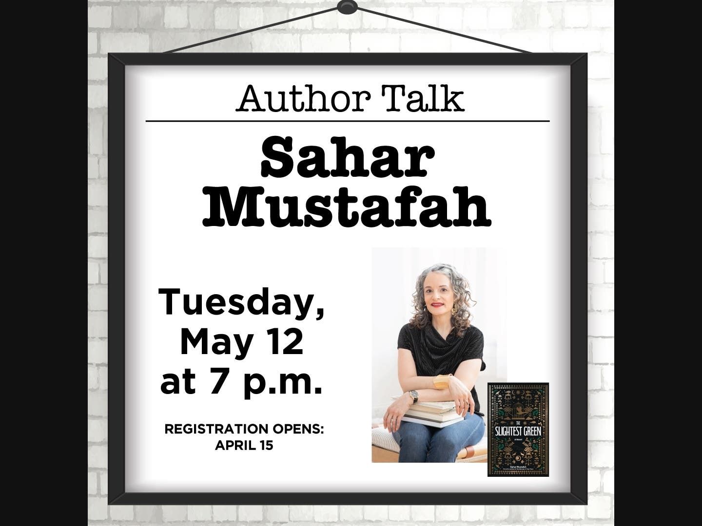 Orland Park Public Library Hosts Author Talk with Sahar Mustafah