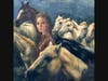 Painting by Roba Alrafati titled Girl with Horses. 