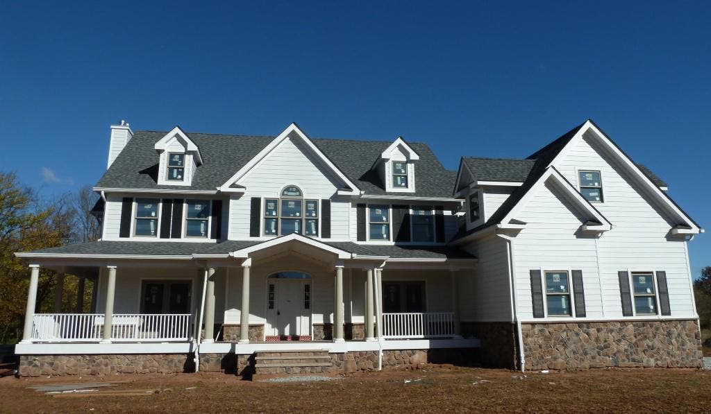 Country Style Home Wrap Around Porch Awesome Home