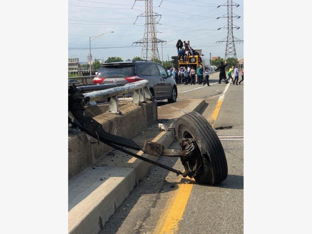 School Bus Overturns On NJ Turnpike: 4 Kids, 1 Adult Hospitalized ...
