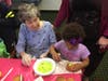 Children and seniors got together on Wednesday to have some Easter fun at Brandywine Living Princeton.