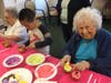 Children and seniors got together on Wednesday to have some Easter fun at Brandywine Living Princeton.