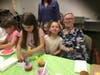Children and seniors got together on Wednesday to have some Easter fun at Brandywine Living Princeton.