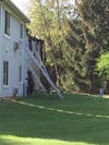 Authorities are investigating a fire that broke out at an apartment complex in Franklin Township Thursday morning.