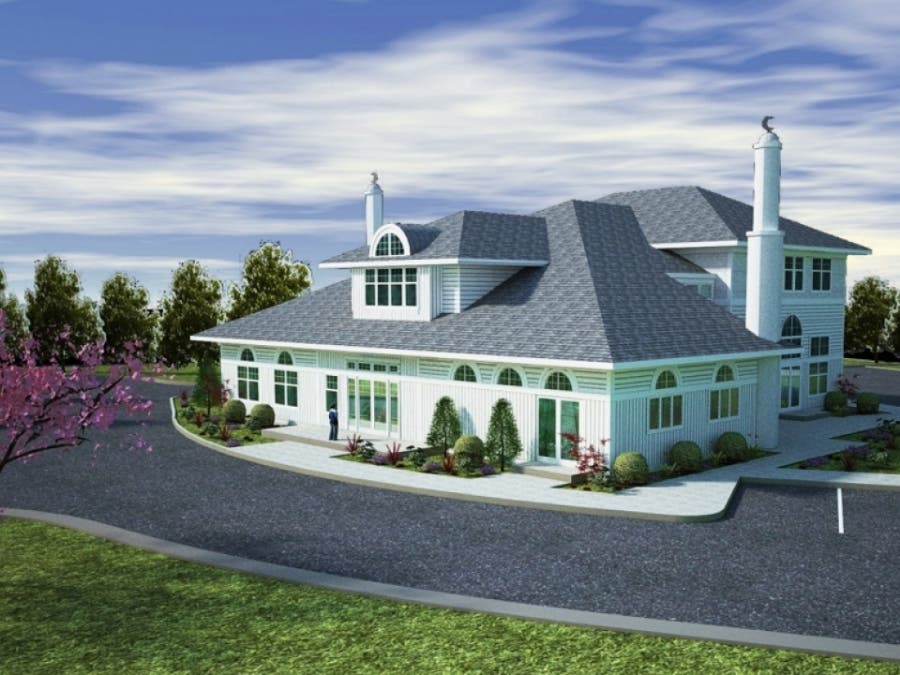 Construction is progressing at the site of the 4,250-square-foot mosque to be located at 124 Church St.