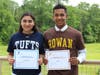 Arianna Minassian, Basking Ridge resident and scholarship recipient; Bryant Then, Bernardsville resident and scholarship recipient.
