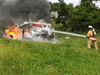 Liberty Corner Fire Company responded to put out the car fire on I-78 on Monday morning.