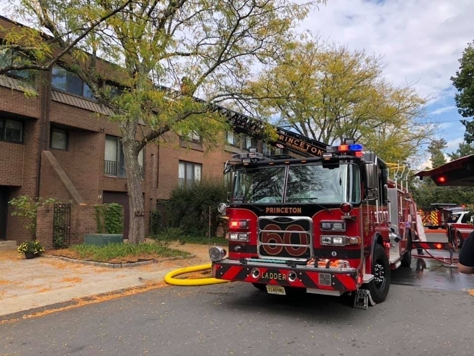 Residents in a condominium complex were evacuated after a fire broke out in a unit on Willow Street on Wednesday afternoon, police said.