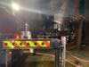 A fire that engulfed a home in the Liberty Corner section of Bernards Township on Friday night took about four hours for firefighters to bring under control​.