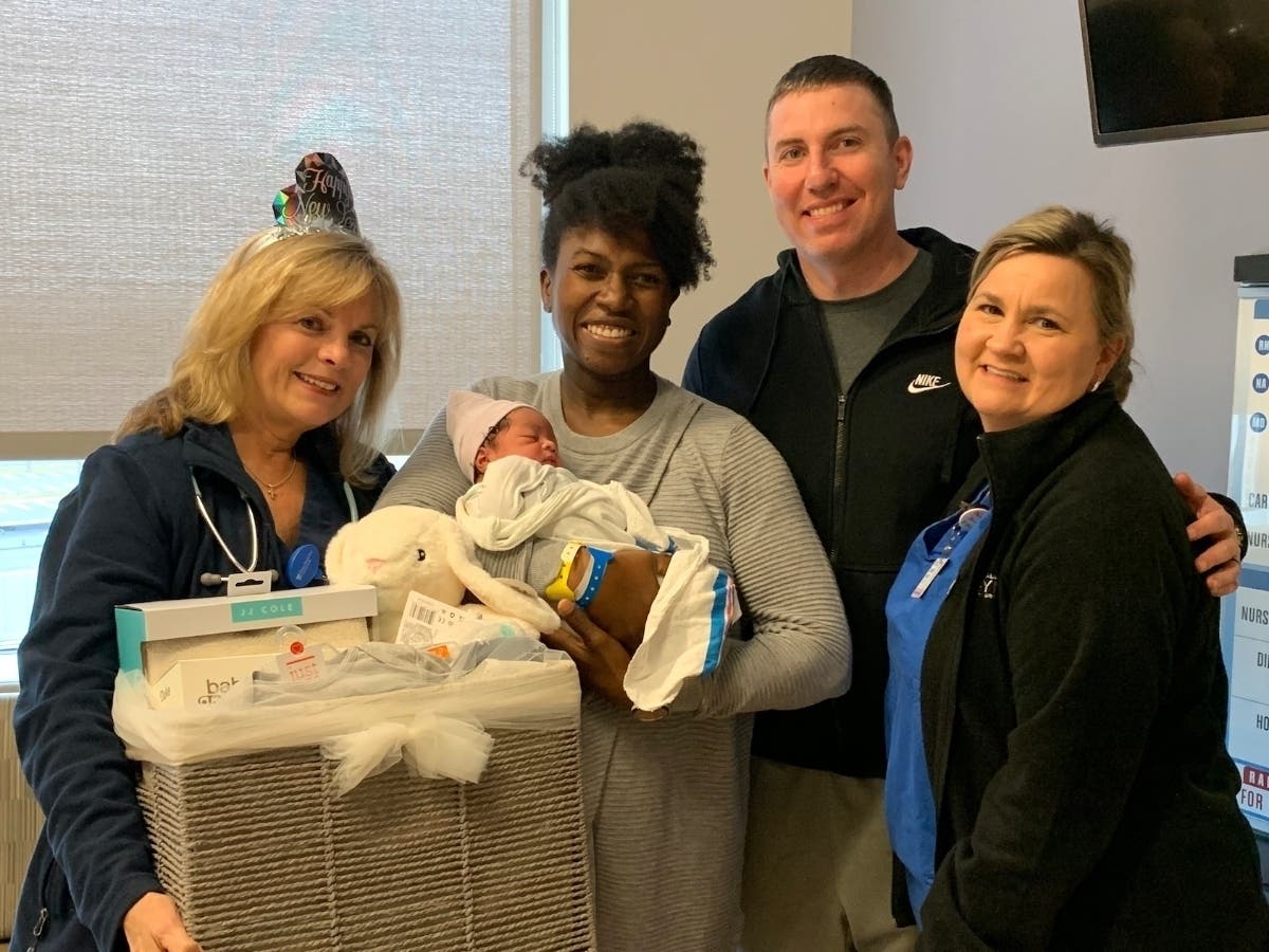 Jemison was born on New Year's Day at 1:25 a.m. to Nana Wilberforce and husband Jack Clark.
