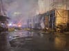 As firefighters continue to put out hot spots from the seven-alarm apartment fire Sunday night, Bound Brook Mayor Bob Fazen says the borough "will rebuild."