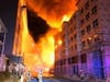 As firefighters continue to put out hot spots from the seven-alarm apartment fire Sunday night, Bound Brook Mayor Bob Fazen says the borough "will rebuild."