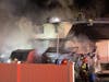 A fire ripped through a home in Raritan borough on Sunday night.