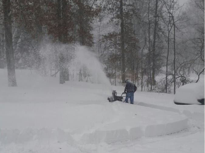 The blizzard of 2016 in Bridgewater.