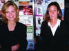 Christine Spigai (L) and Nicol Spigai-Klein (R) in 2000.
