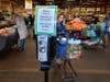 Extra hand sanitizer has been placed throughout Wegmans.