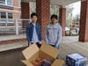 Vivek Chakrapani and Michael Wu, 11th graders, met in Robotics class and are using their talents to 3D print face shields for hospital workers.