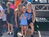 Kaela Gerson with two American Ninja Warriors.