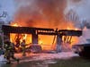 A garage caught fire early Wednesday morning in the Bradley Gardens section of Bridgewater.