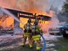 A garage caught fire early Wednesday morning in the Bradley Gardens section of Bridgewater.