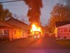 A garage caught fire early Wednesday morning in the Bradley Gardens section of Bridgewater.