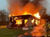 A garage caught fire early Wednesday morning in the Bradley Gardens section of Bridgewater.