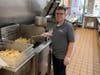 A heartfelt thank you note written by Garwood Moe's owner Benjamin Perez-Ringus​' 11 year-old son Jacob is included in each burrito delivery bag.