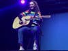Ridge High School senior Annabel DelGiorno performed on Monday at 7-Eleven 545 Martinsville Road in Basking Ridge.