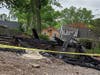 The fire broke out at a vacant home on Maple Avenue, which was currently under construction, on Wednesday at about 2:40 a.m.