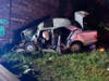 It took about 20 minutes for firefighters to rescue a Toms River woman who was trapped inside her car following a crash on the Garden State Parkway in Clark on Monday night.