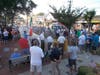 Many Italian Americans and members of UNICO rallied outside in favor of preserving the Christopher Columbus statue in Scotch Plains.