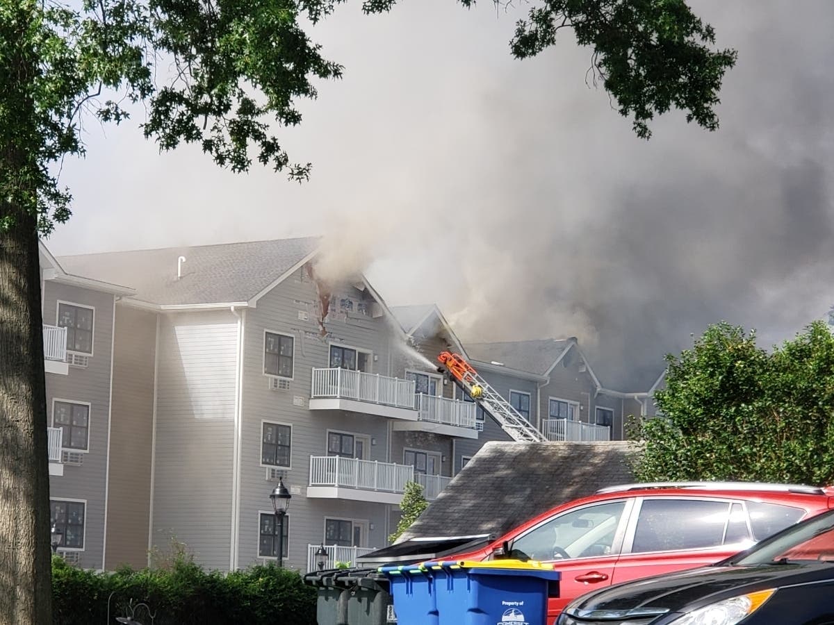 Massive Fire Rips Through New Somerville Apartments | Bridgewater, NJ Patch