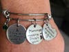 Kelly Bergin purchased bracelets for her mother and sisters to remember the heroic donation and experience.