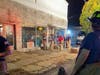 A van crashed into a Garwood storefront on South Avenue late Wednesday night.